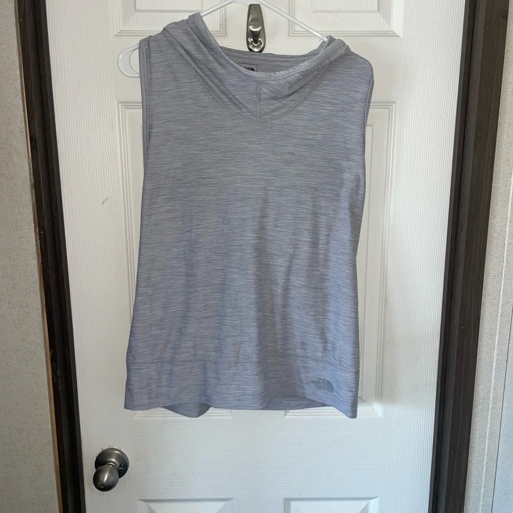 The North Face Gray Sleeveless Muscle Tee